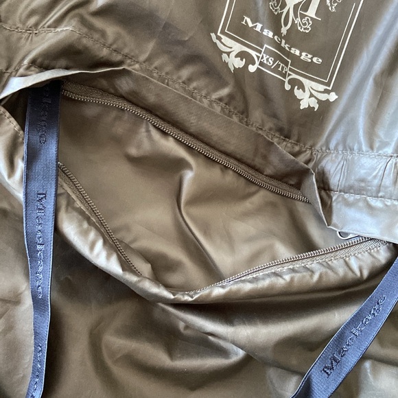Mackage Perla Packable Rain Jacket - Olive - Picture 10 of 16